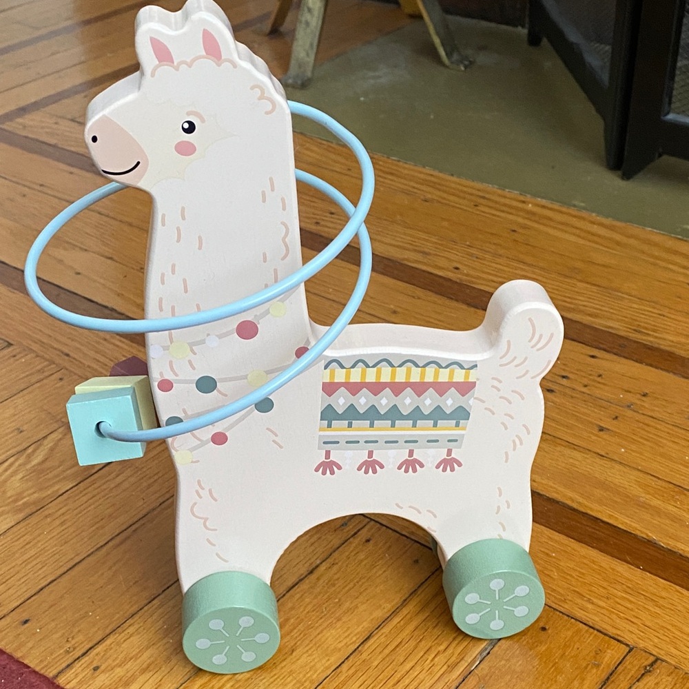 2 for $10, 3 for $12- Colorful Wooden Llama Toy
